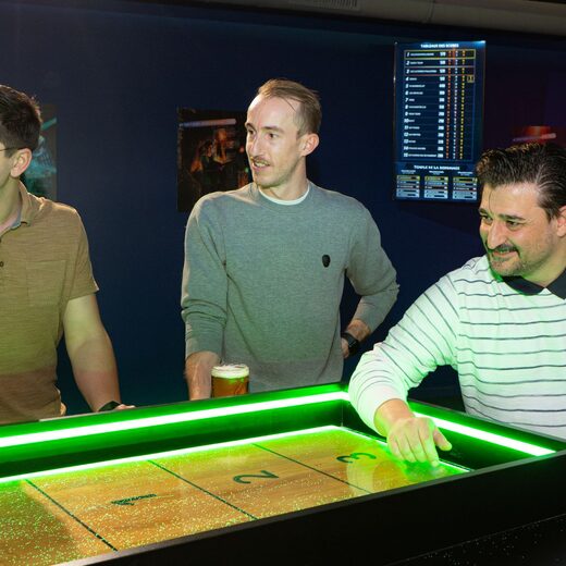 Arcades, fléchettes, shuffleboard...